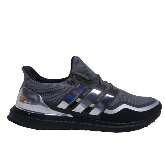 Adidas Men's Ultra Gray/Silver Chrome‎ Boost Running Shoes Size 18 - Picture 5 of 9